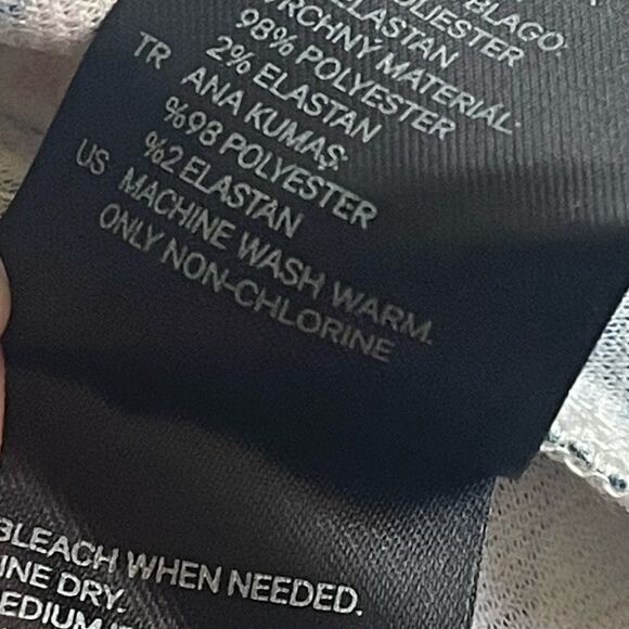 H&M White Orange Green Aztec Print Racerback Skater Midi Dress; SZ M; NWOT - Picture 7 of 8